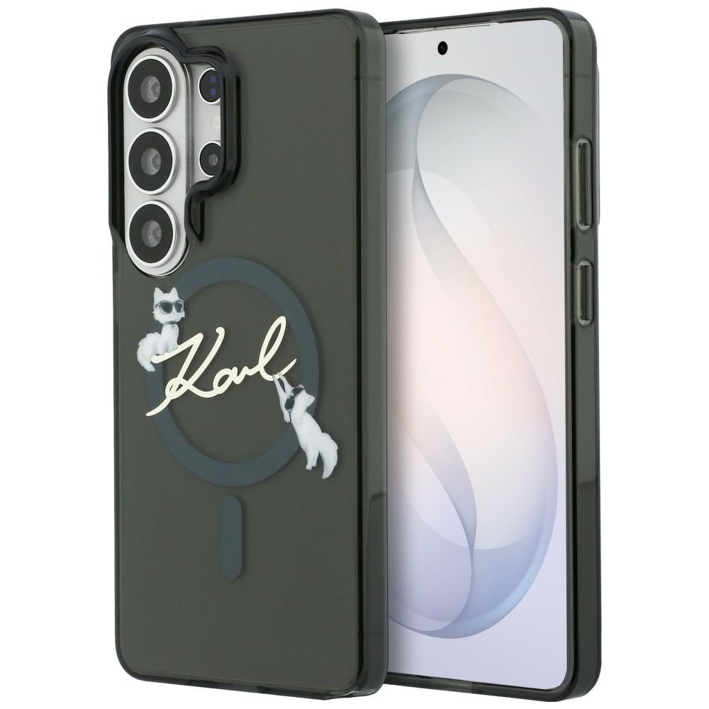 Karl Lagerfeld IML KC Script MagSafe-etui til Samsung Galaxy S26 Ultra - Sort