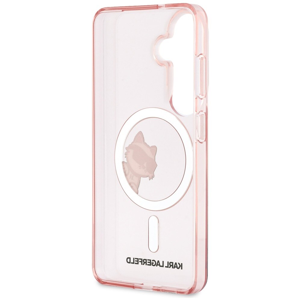 Karl Lagerfeld IML Peekaboo Choupette MagSafe-etui til Samsung Galaxy S26 - Pink