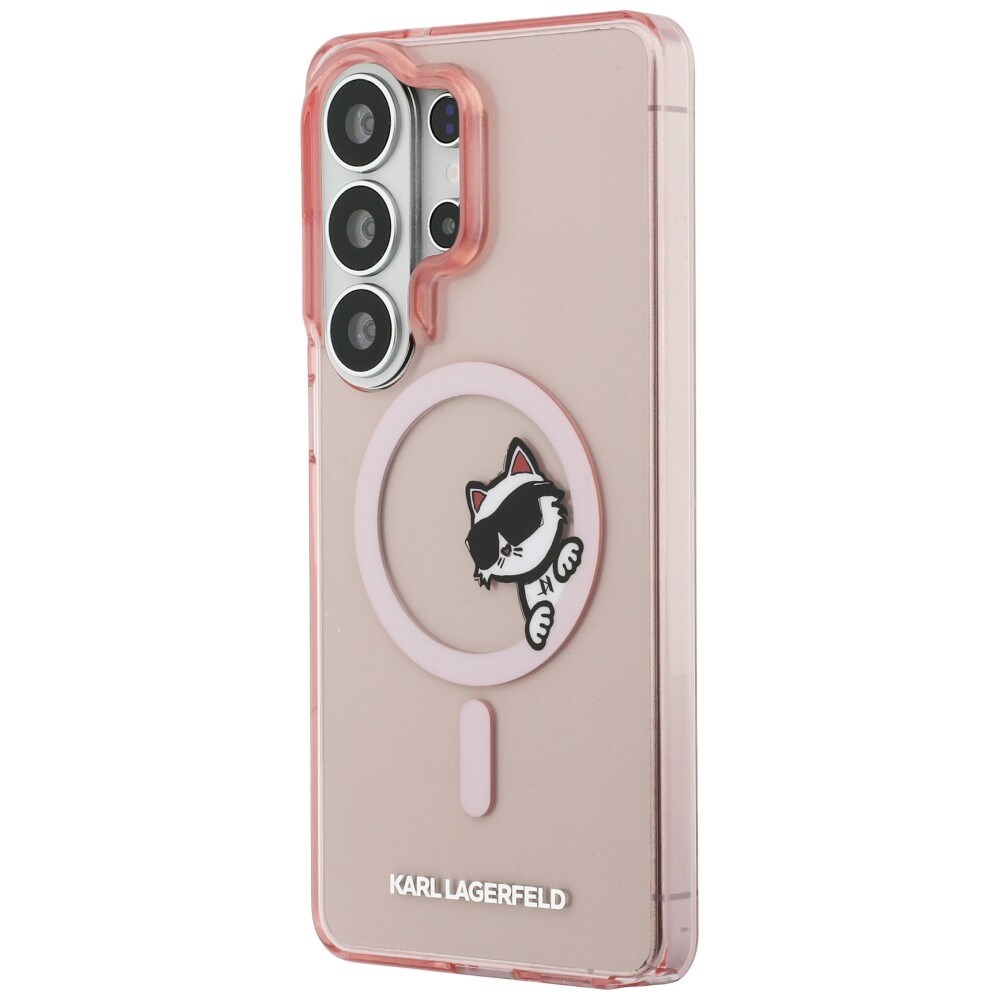 Karl Lagerfeld IML Peekaboo Choupette MagSafe-etui til Samsung Galaxy S26 Ultra - Pink
