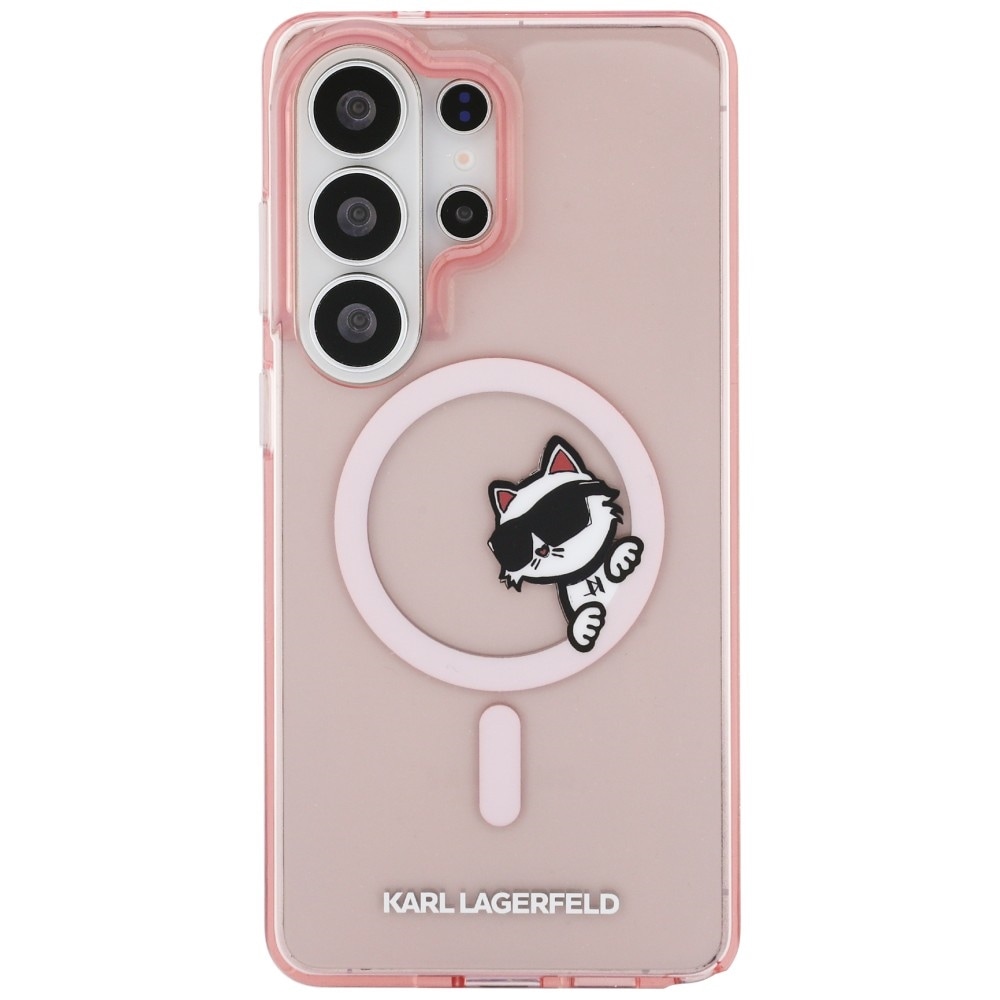 Karl Lagerfeld IML Peekaboo Choupette MagSafe-etui til Samsung Galaxy S26 Ultra - Pink