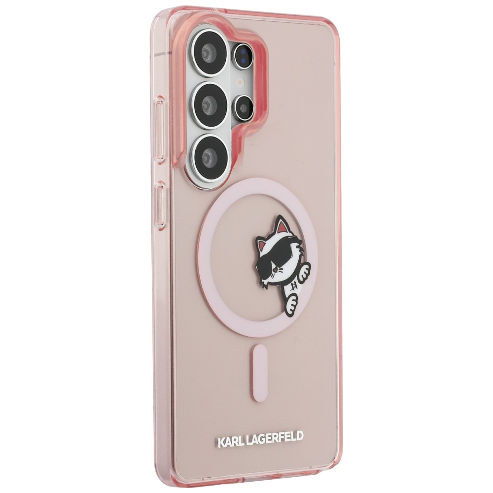 Karl Lagerfeld IML Peekaboo Choupette MagSafe-etui til Samsung Galaxy S26 Ultra - Pink