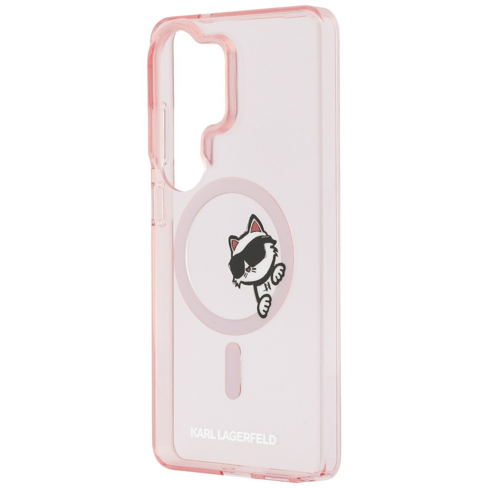 Karl Lagerfeld IML Peekaboo Choupette MagSafe-etui til Samsung Galaxy S26 Ultra - Pink