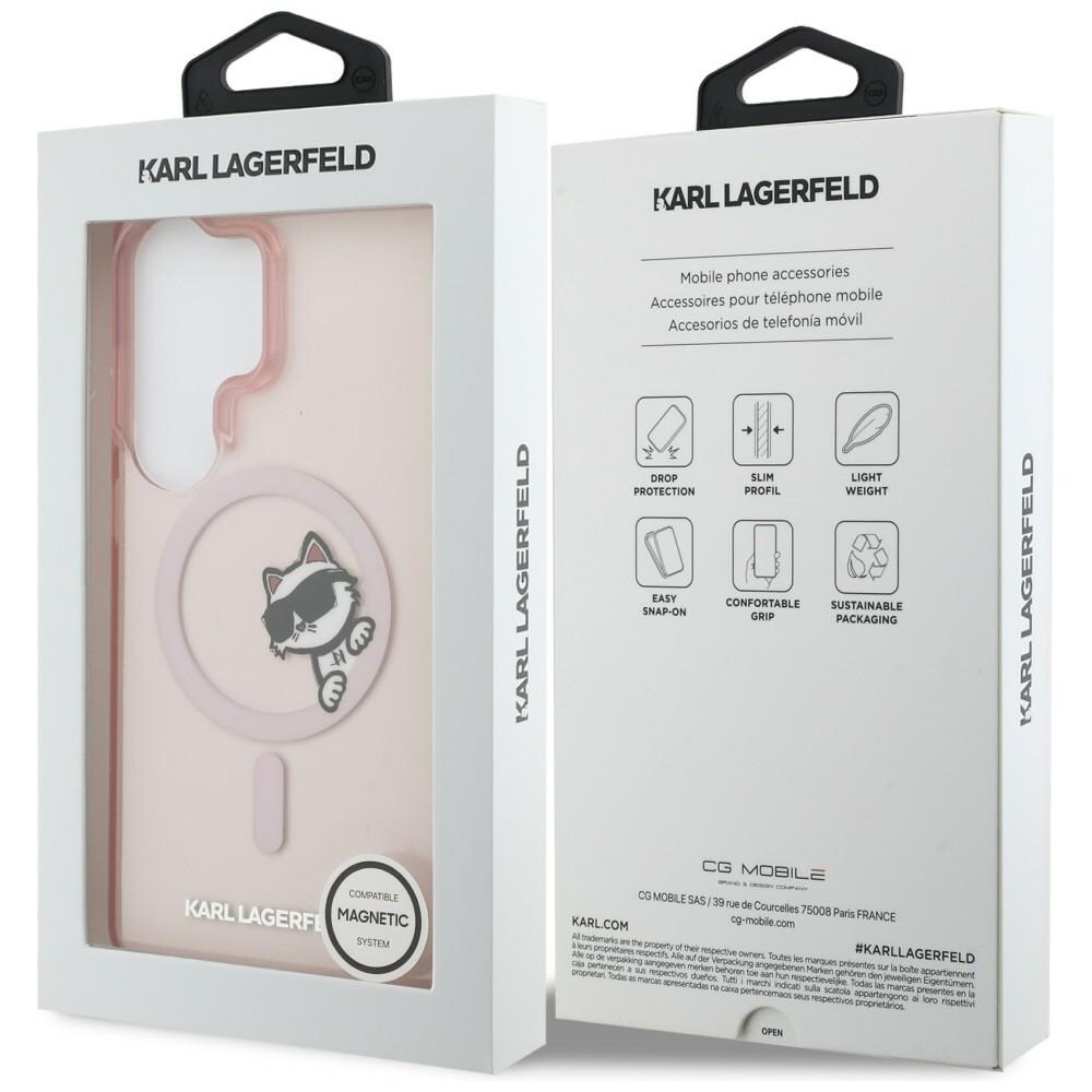 Karl Lagerfeld IML Peekaboo Choupette MagSafe-etui til Samsung Galaxy S26 Ultra - Pink