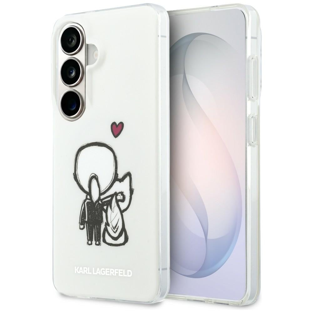 Karl Lagerfeld IML Karl&Choupette MagSafe-etui til Samsung Galaxy S26 - Transparent