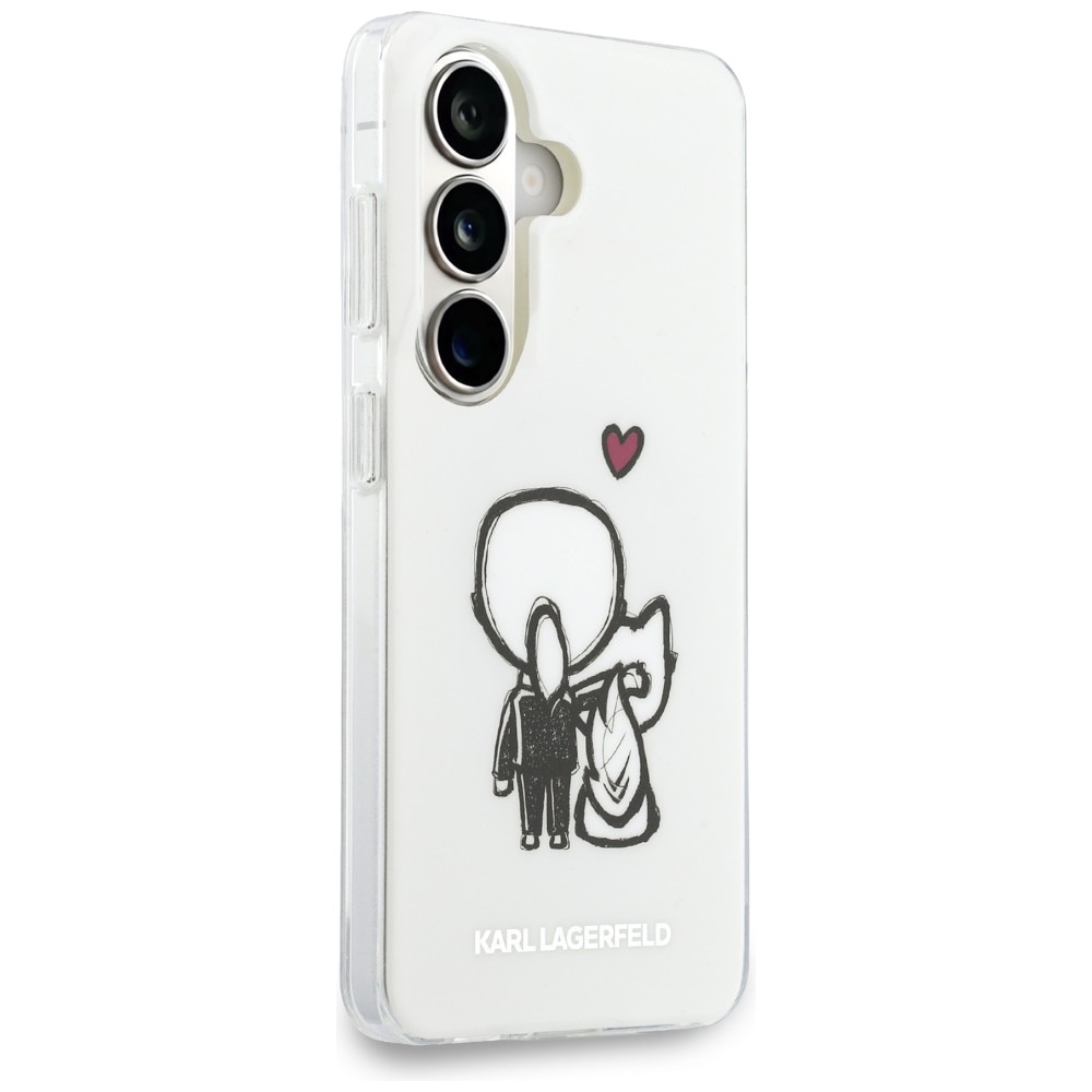 Karl Lagerfeld IML Karl&Choupette MagSafe-etui til Samsung Galaxy S26 - Transparent