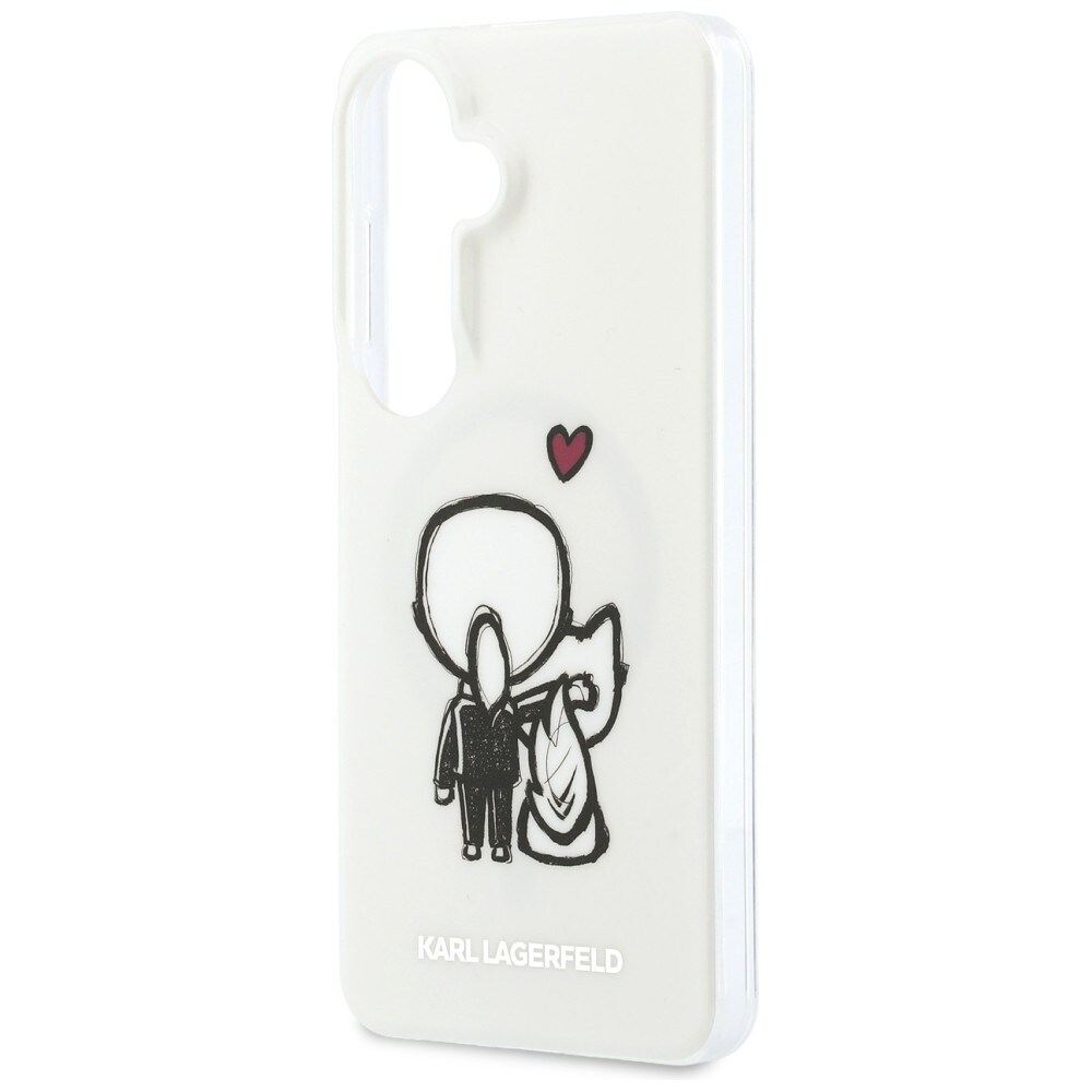 Karl Lagerfeld IML Karl&Choupette MagSafe-etui til Samsung Galaxy S26 - Transparent