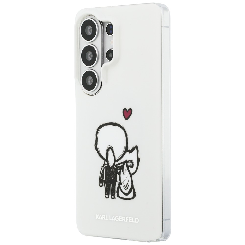 Karl Lagerfeld IML Karl&Choupette MagSafe-etui til Samsung Galaxy S26 Ultra - Transparent