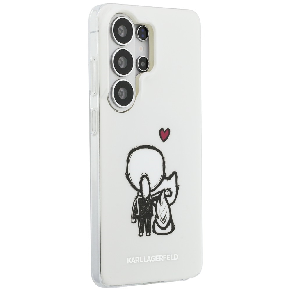 Karl Lagerfeld IML Karl&Choupette MagSafe-etui til Samsung Galaxy S26 Ultra - Transparent