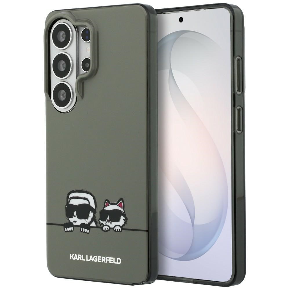 Karl Lagerfeld IML Peekaboo Karl&Choupette MagSafe-etui til Samsung Galaxy S26 Ultra - Sort