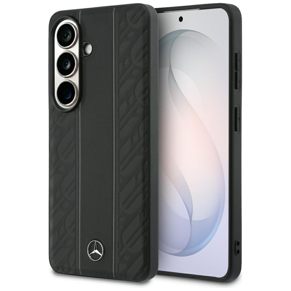 Mercedes Laurel Leaves Vertical Stripes MagSafe-etui til Samsung Galaxy S26 - Sort