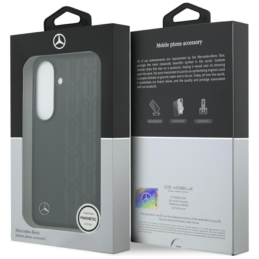 Mercedes Laurel Leaves MagSafe-etui til Samsung Galaxy S26 - Sort