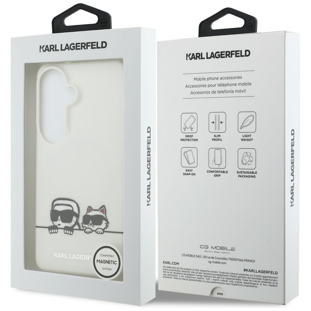 Karl Lagerfeld IML Peekaboo Karl & Choupette MagSafe Case for Samsung Galaxy S26 Plus - Transparent