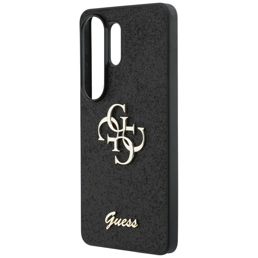 Guess Fast Glitter Big 4G Metal Logo etui til Samsung Galaxy S26 Ultra - sort