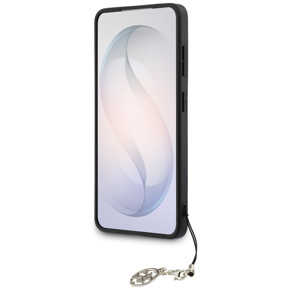 Guess 4G Classic Logo Charm MagSafe-etui til Samsung Galaxy S26 - Brun