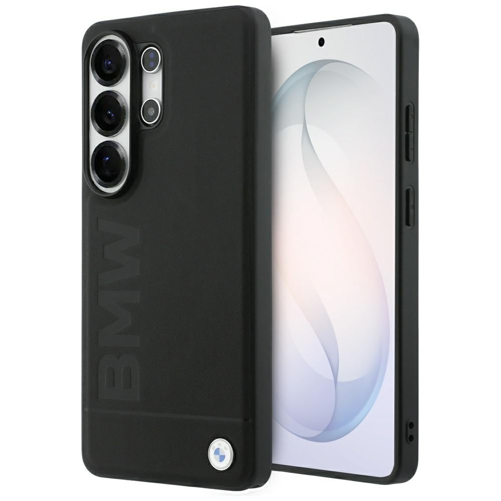 BMW Hot Stamp MagSafe-etui i læder til Samsung Galaxy S26 Ultra - Sort