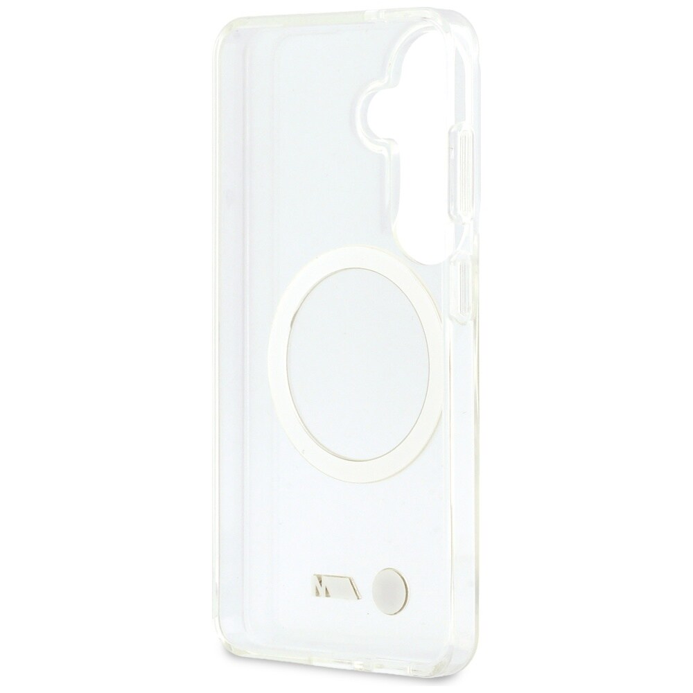 BMW IML Stødsikkert Metal Logo MagSafe-etui til Samsung Galaxy S26 - Transparent
