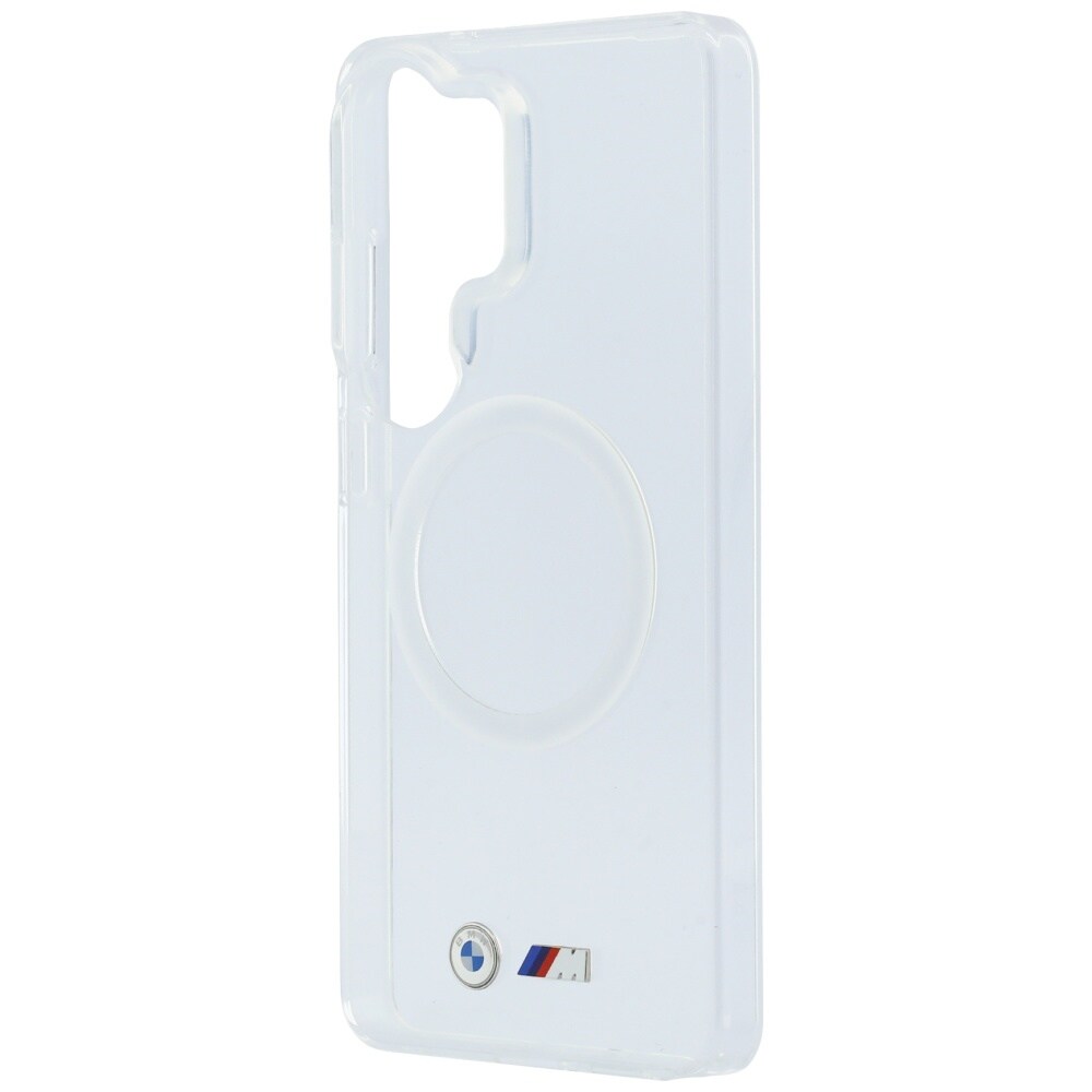 BMW IML Stødsikkert Metal Logo MagSafe-etui til Samsung Galaxy S26 Ultra - Transparent