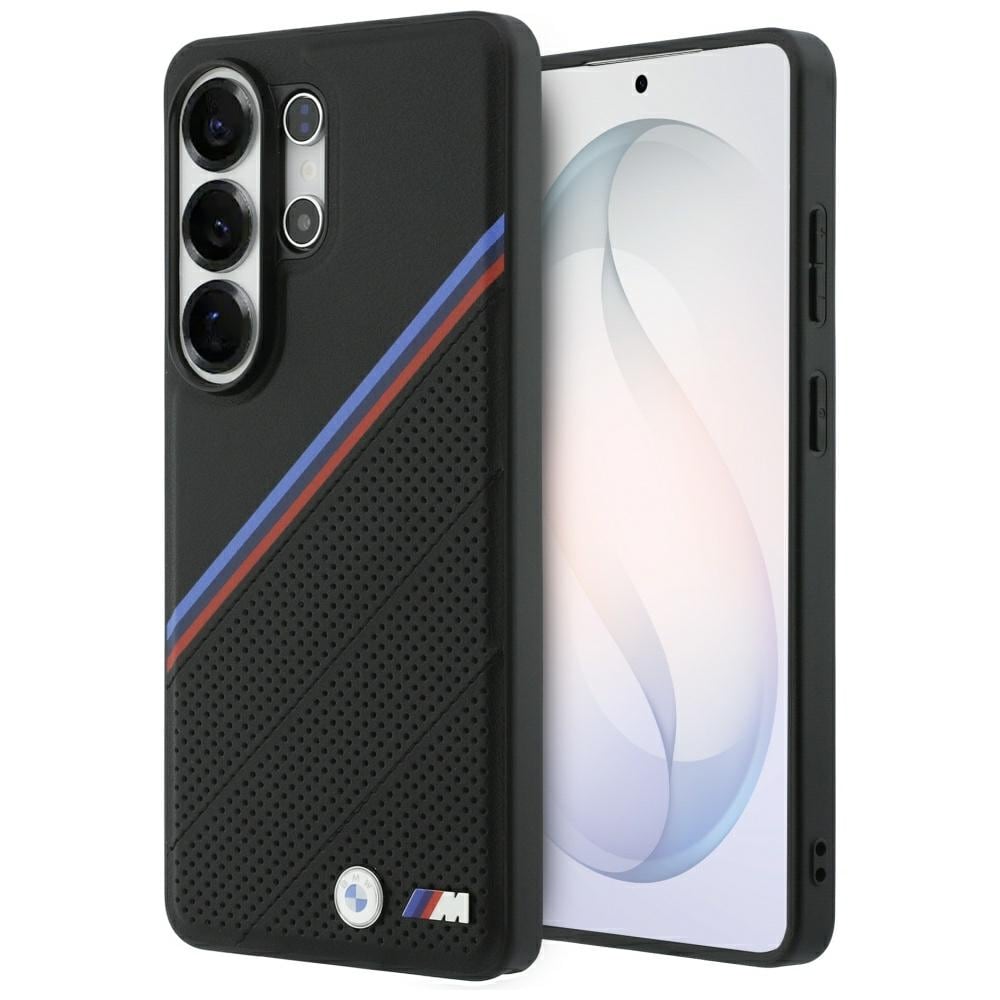 BMW Tricolor Metal Logo MagSafe-etui til Samsung Galaxy S26 Ultra - Sort