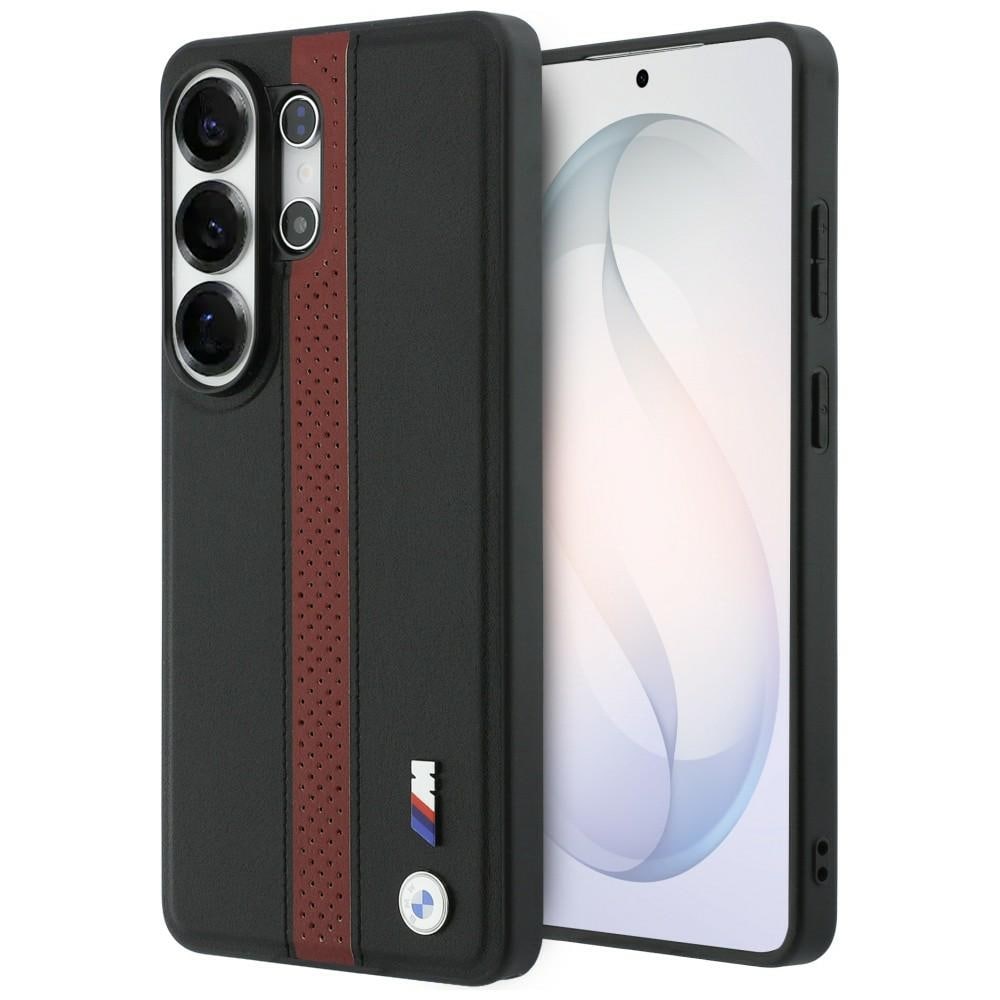 BMW Perforeret MagSafe-etui med stribet logo til Samsung Galaxy S26 Ultra - Rød