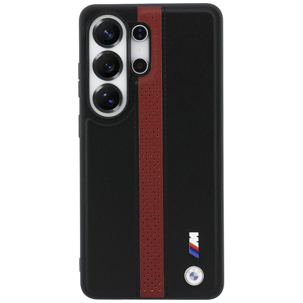 BMW Perforeret MagSafe-etui med stribet logo til Samsung Galaxy S26 Ultra - Rød