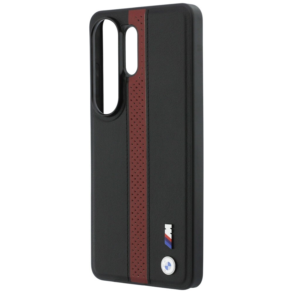 BMW Perforeret MagSafe-etui med stribet logo til Samsung Galaxy S26 Ultra - Rød