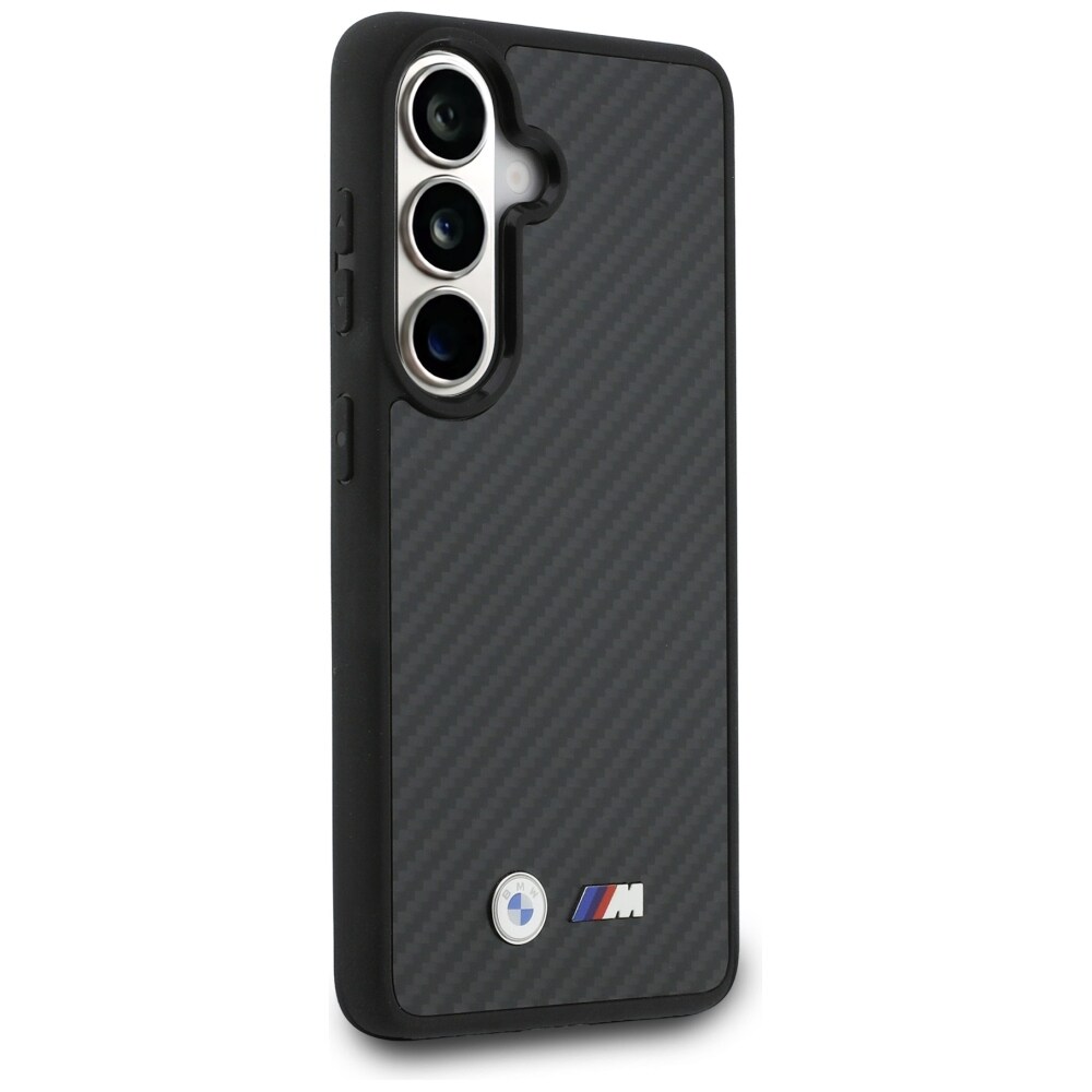 BMW M Kevlar Logo MagSafe-etui til Samsung Galaxy S26 - Sort