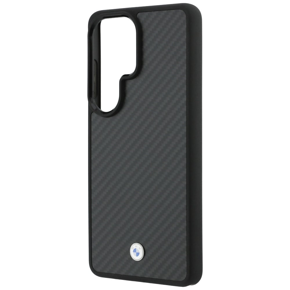 BMW Sign Magnetic Carbon Fiber MagSafe-etui til Samsung Galaxy S26 Ultra - Sort