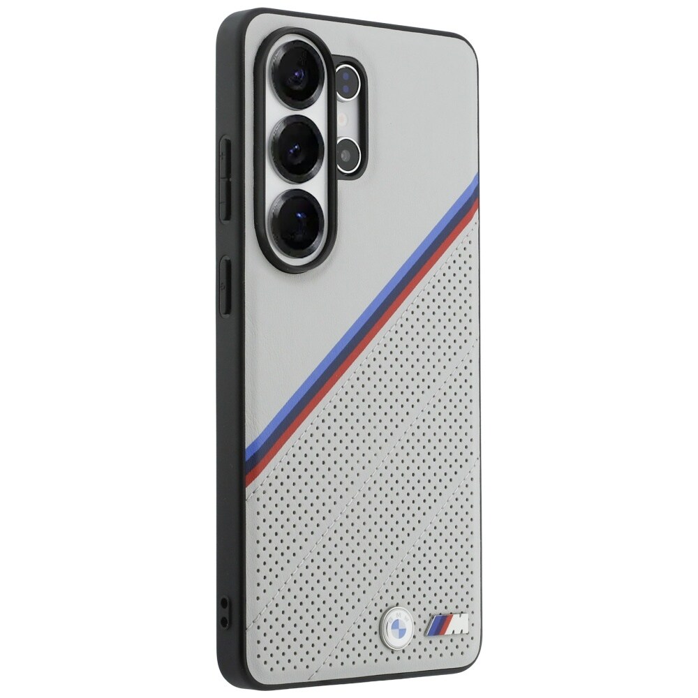 BMW Tricolor Metal Logo MagSafe-etui til Samsung Galaxy S26 Ultra - Grå