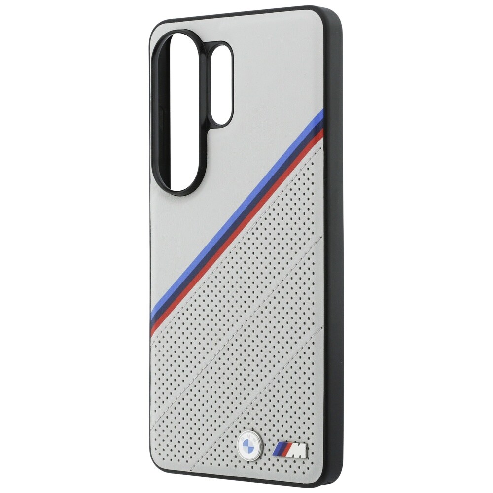 BMW Tricolor Metal Logo MagSafe-etui til Samsung Galaxy S26 Ultra - Grå
