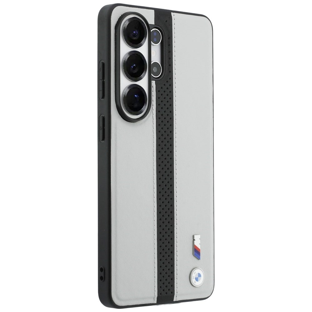 BMW Perforeret MagSafe-etui med stribet logo til Samsung Galaxy S26 Ultra - grå