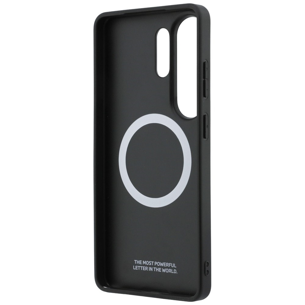BMW Perforeret MagSafe-etui med stribet logo til Samsung Galaxy S26 Ultra - grå