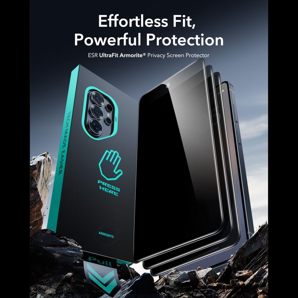 ESR UltraFit Armorite Privacy hærdet glas til Samsung Galaxy S26 Ultra