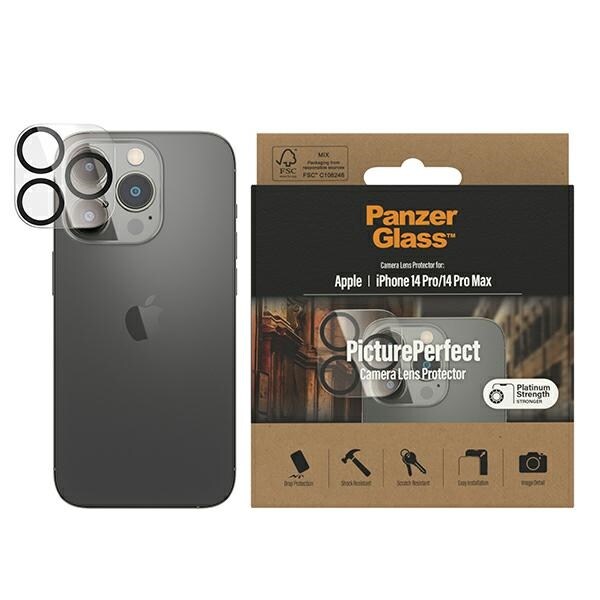 PanzerGlass Kamerabeskyttelse til iPhone 14 Pro / 14 Pro Max