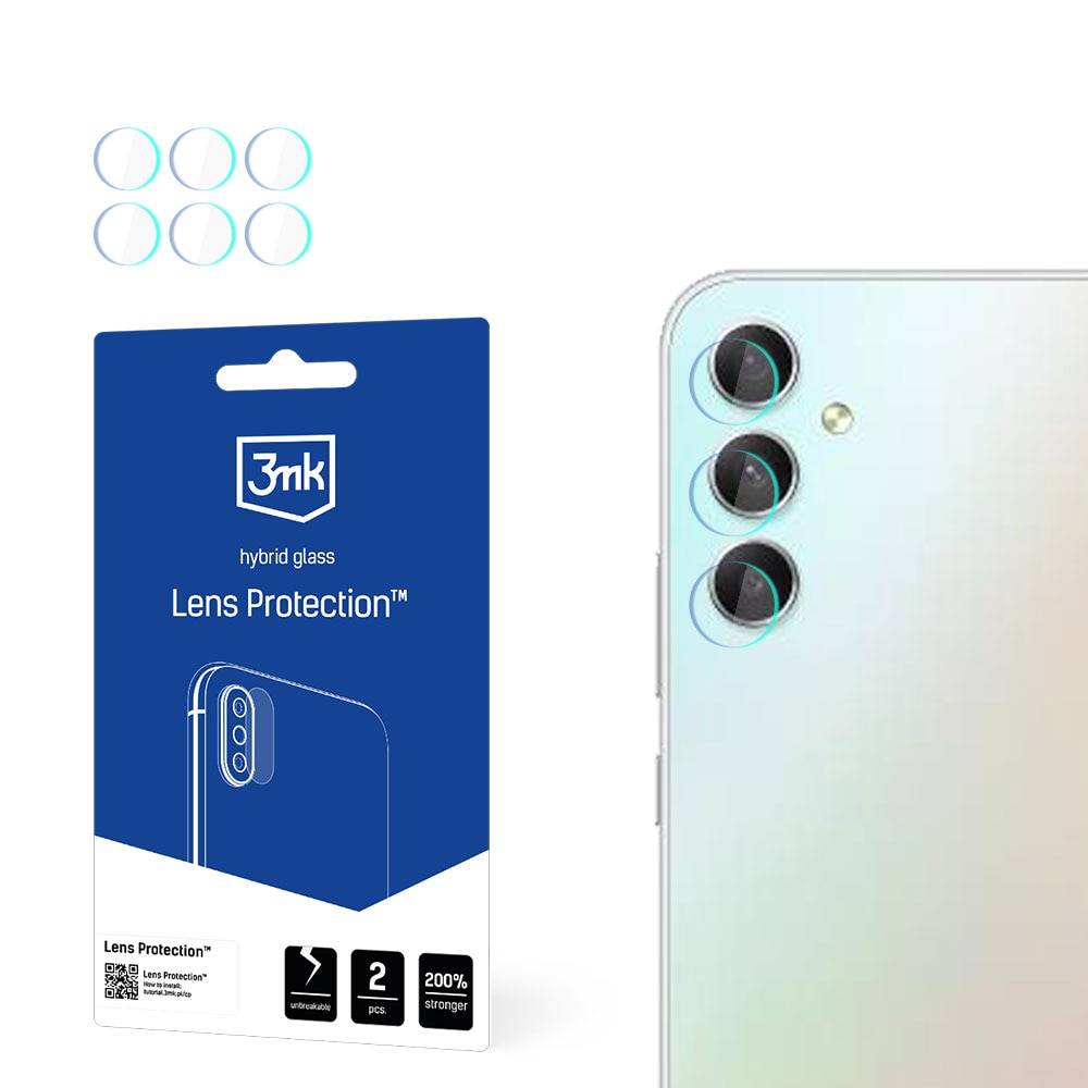 3mk Objektivbeskyttelse Hybridglas til kameralinse på Samsung Galaxy A34 5G