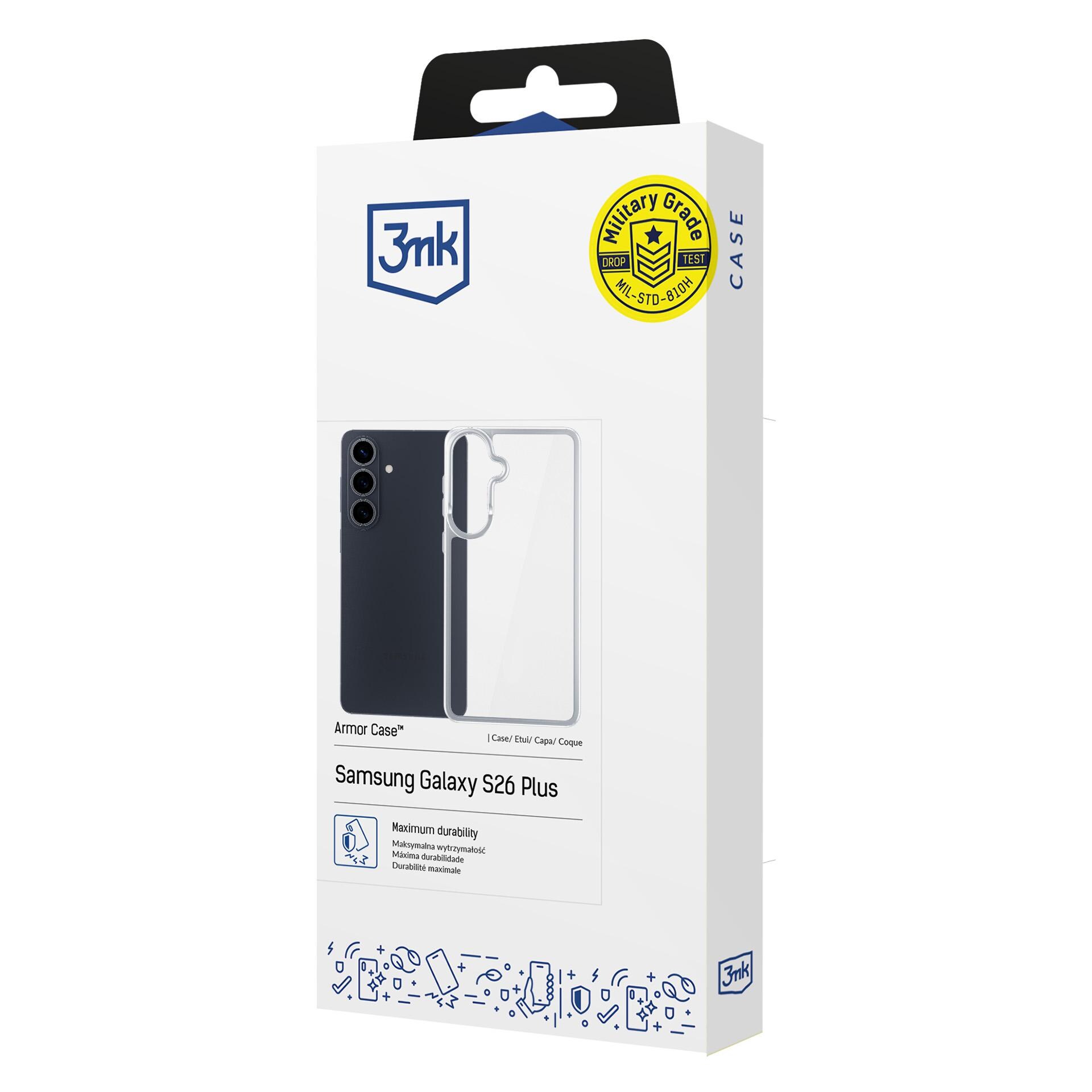 3mk Panseretui til Samsung Galaxy S26 Pro - Transparent