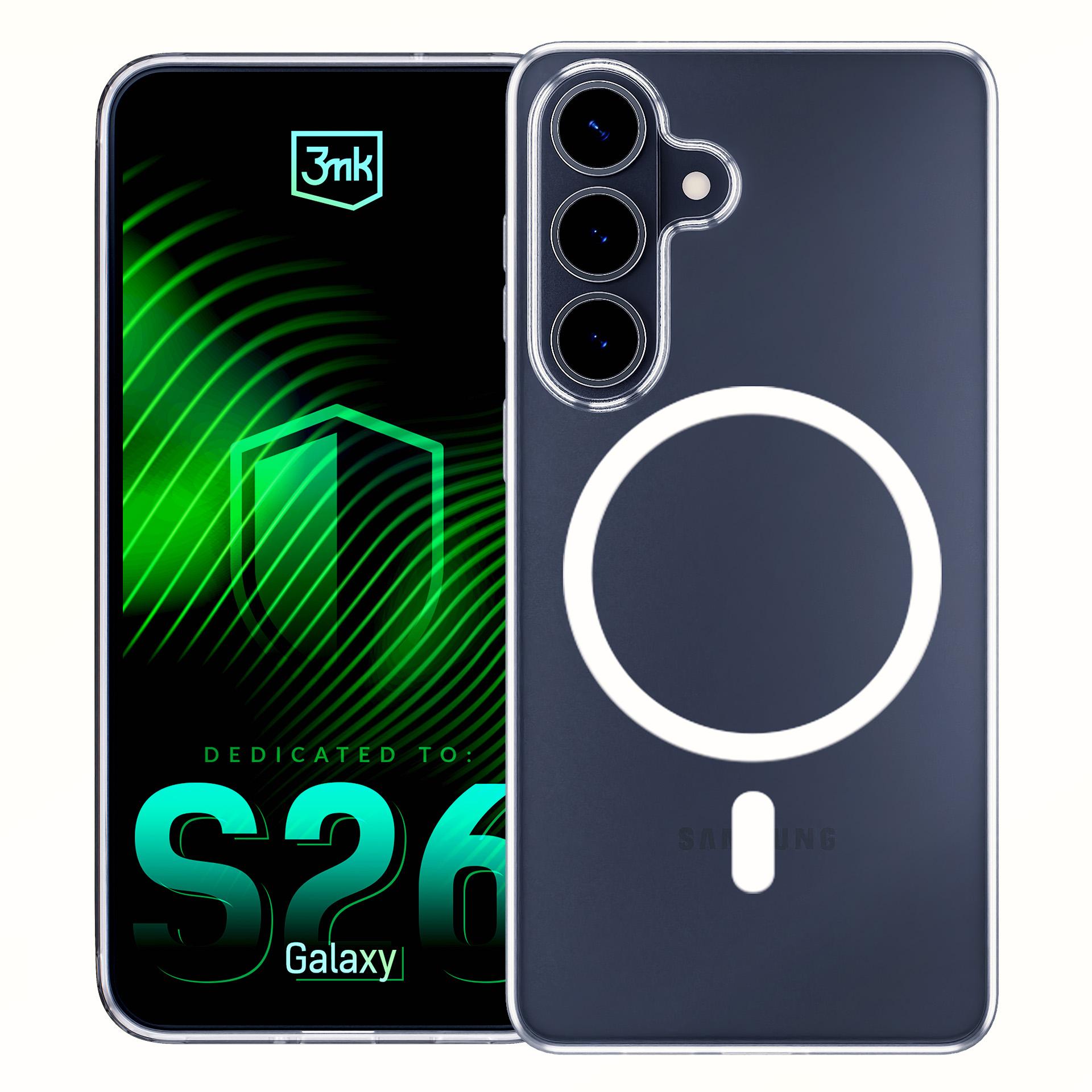 3mk Klar MagCase til Samsung Galaxy S26 Pro - gennemsigtig