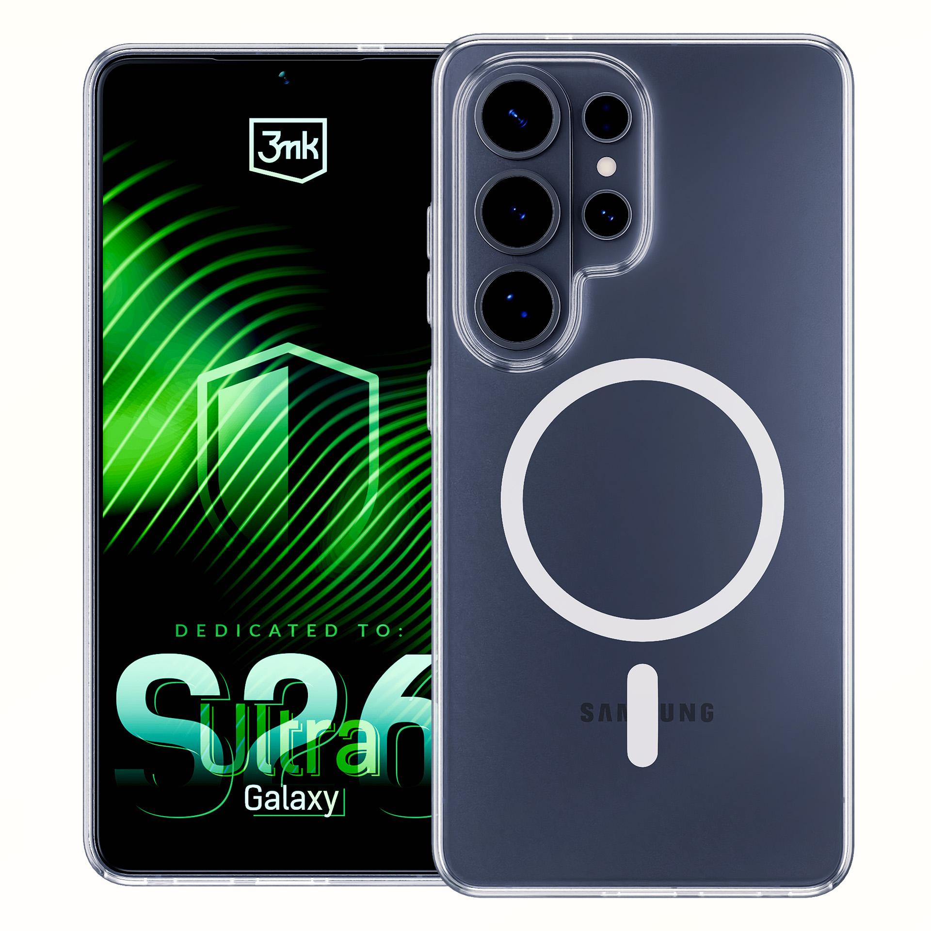 3mk Klar MagCase til Samsung Galaxy S26 Ultra - gennemsigtig
