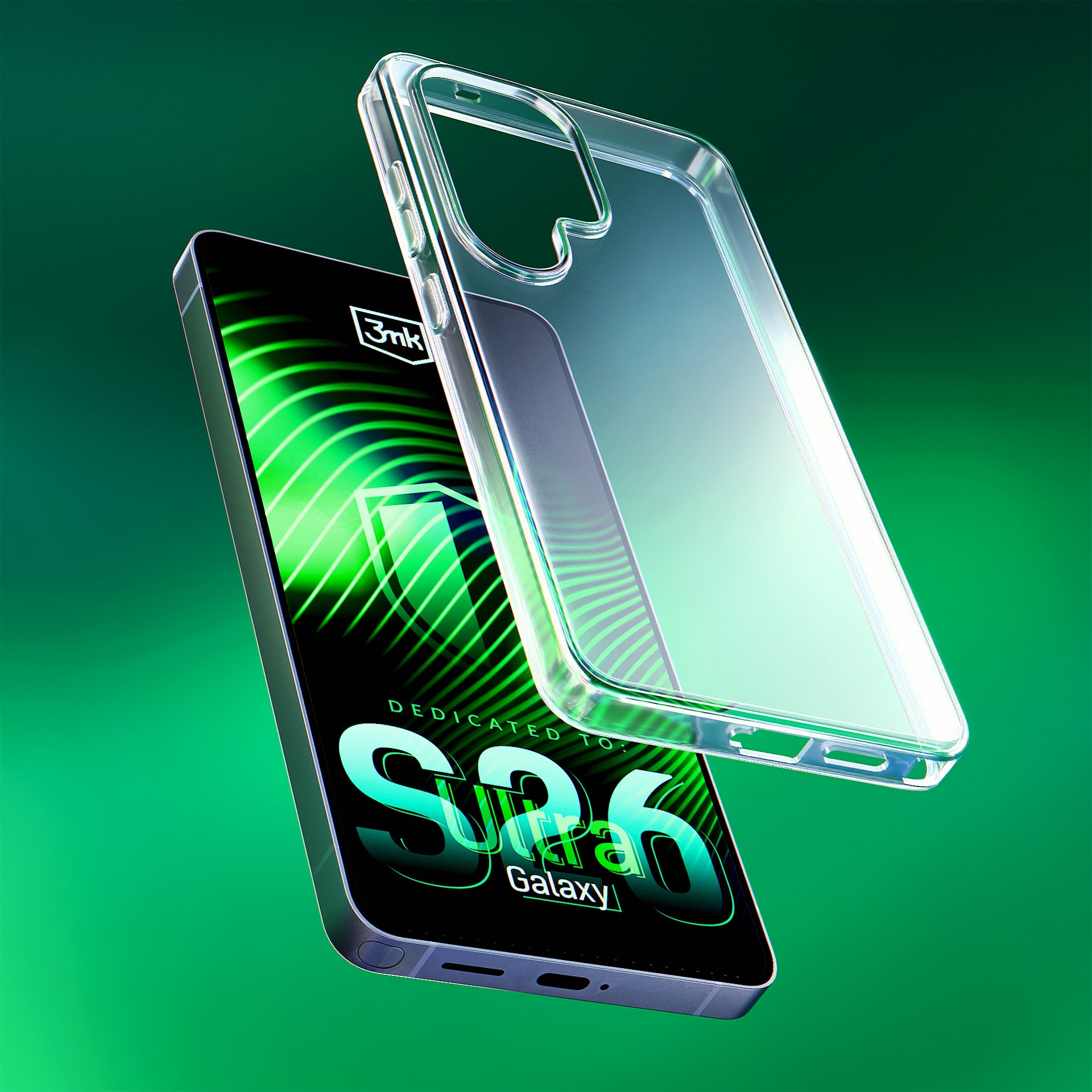 3mk Klar MagCase til Samsung Galaxy S26 Ultra - gennemsigtig