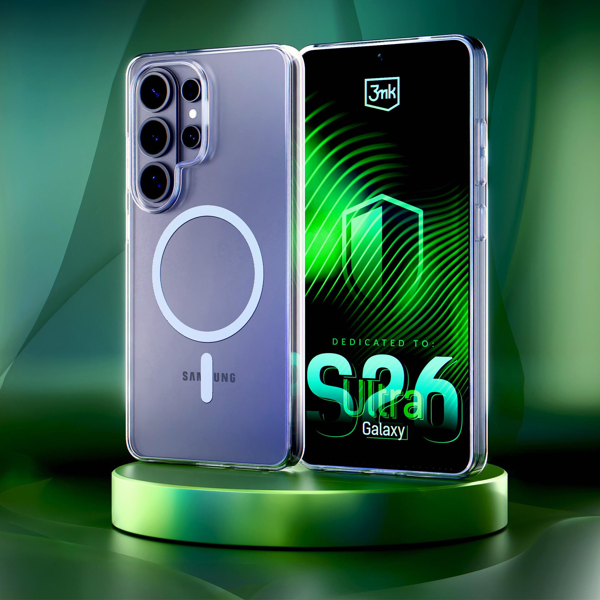 3mk Klar MagCase til Samsung Galaxy S26 Ultra - gennemsigtig