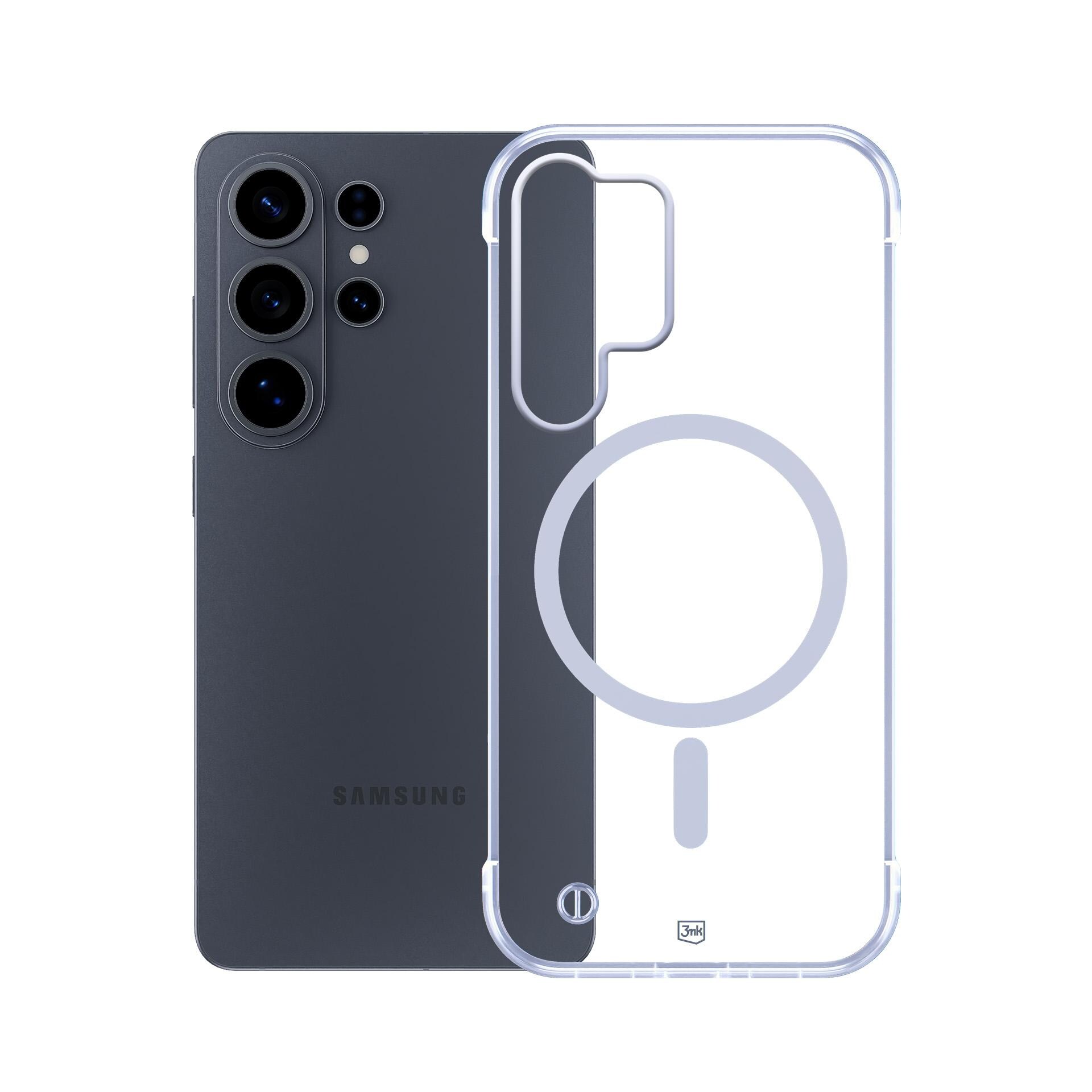 3mk Just20g MagCase til Samsung Galaxy S26 Ultra - Gennemsigtig