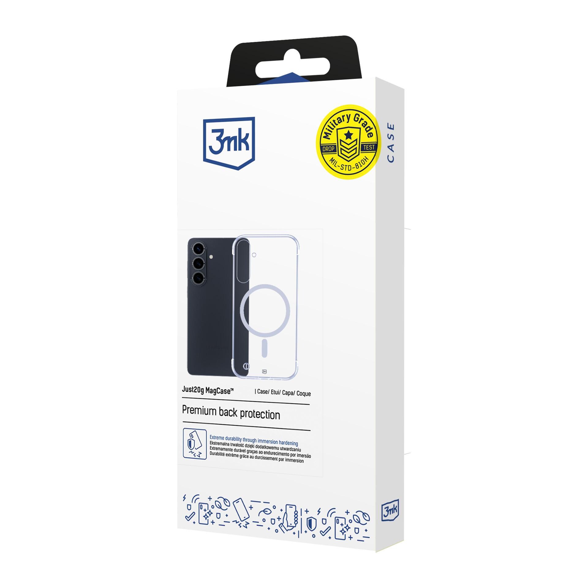 3mk Just20g MagCase til Samsung Galaxy S26+ - gennemsigtig