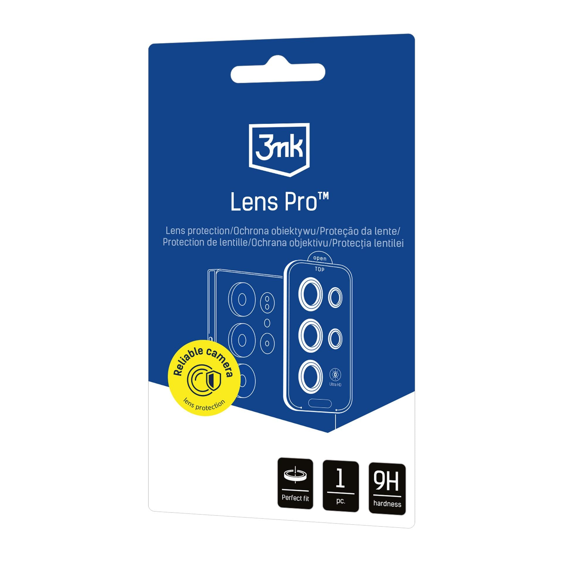 3mk Lens Protection Pro Black Hybrid Glass til kameralinsen på Samsung Galaxy S26 Pro