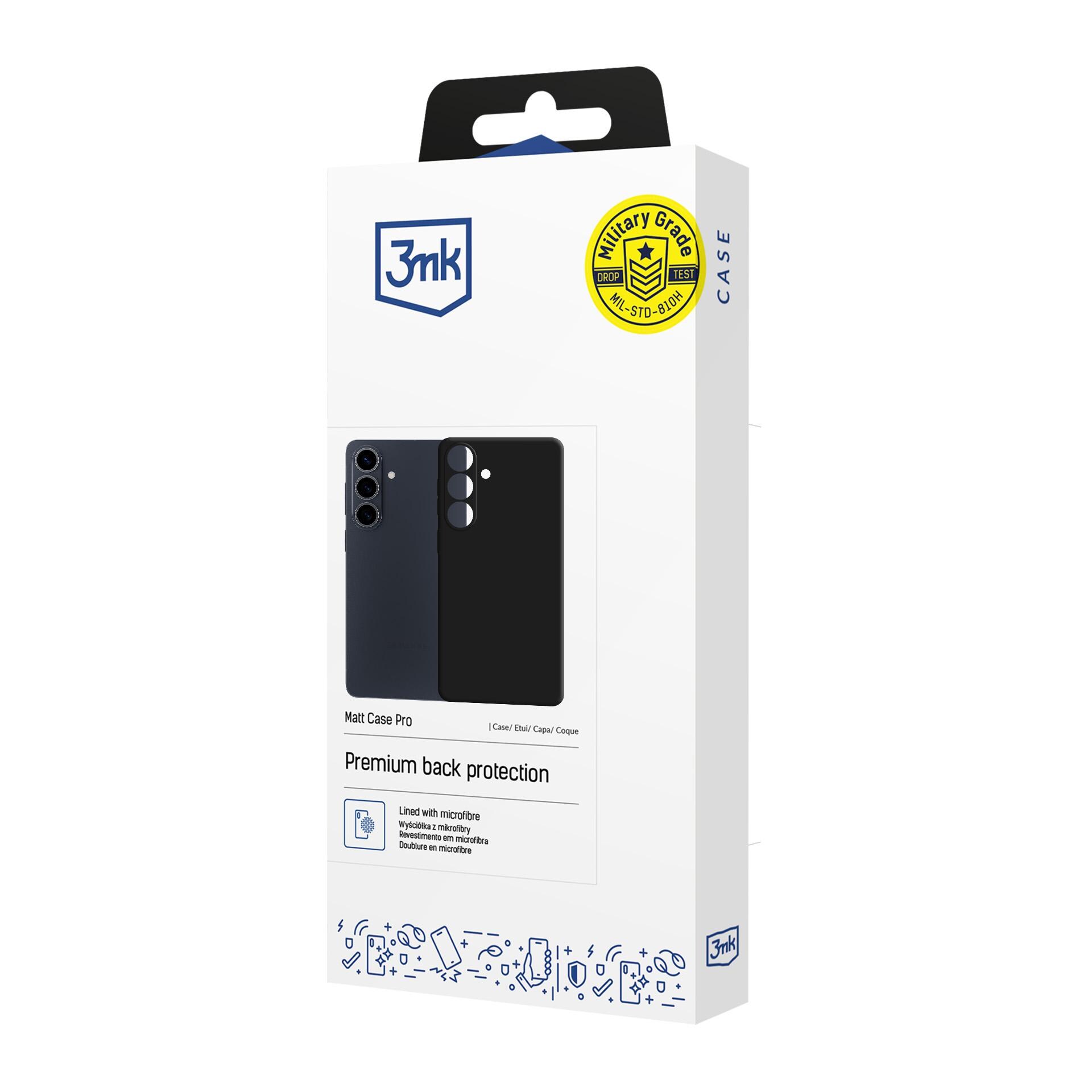 3mk Matt Case Pro til Samsung Galaxy S26 Pro - Mat sort