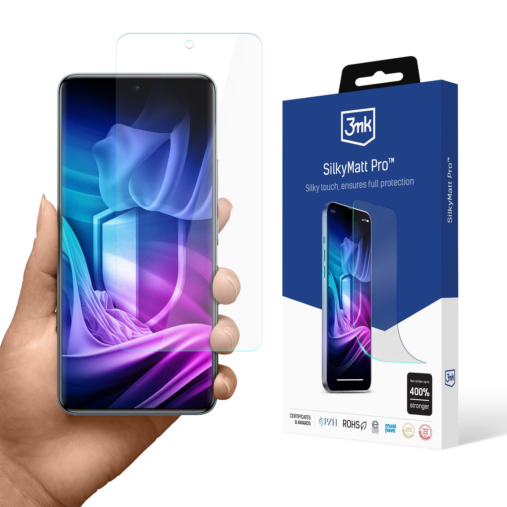 3mk Silky Matt Pro mat beskyttelsesfilm til Xiaomi Redmi Note 15 Pro 4G