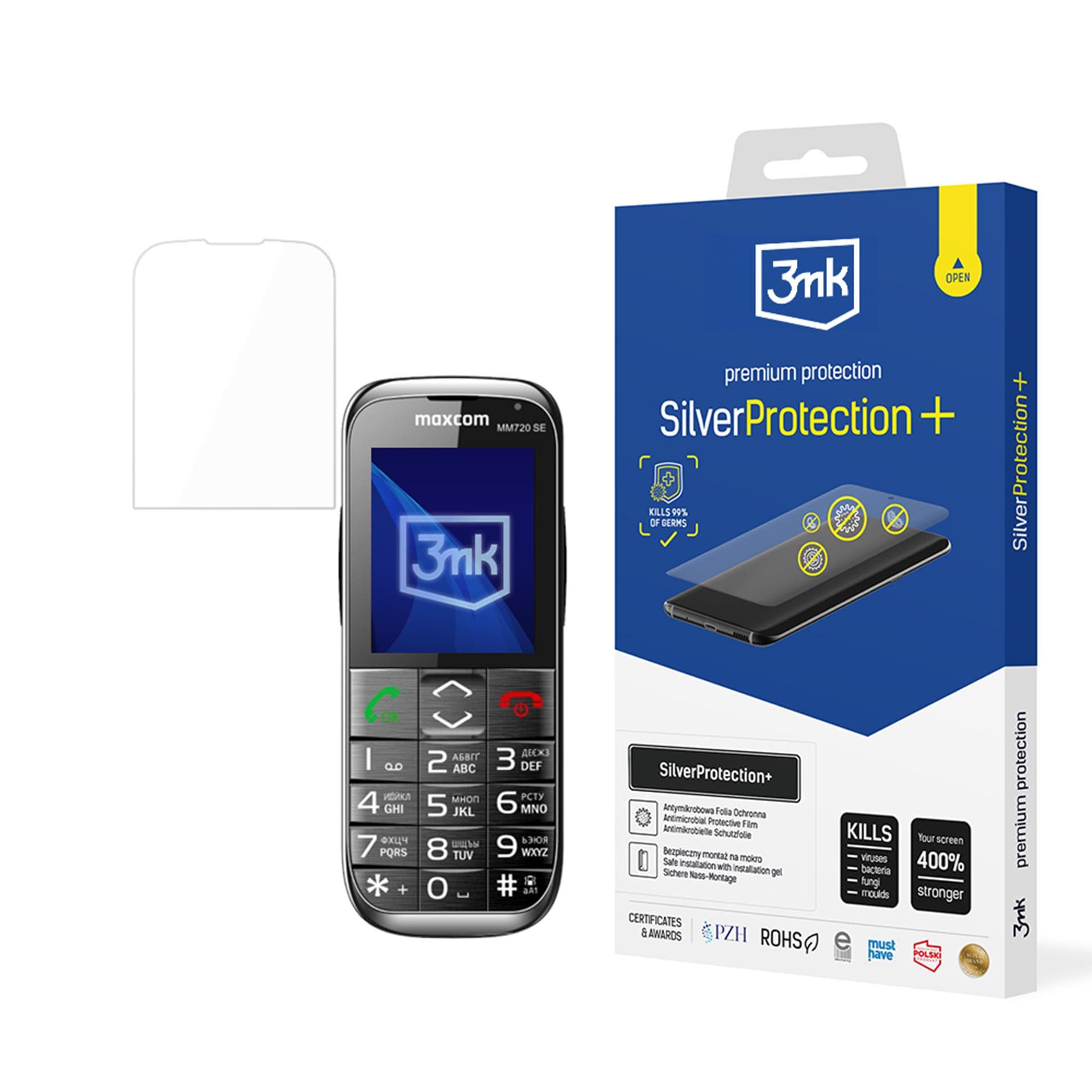 3mk SilverProtection+ beskyttelsesfilm til Maxcom Comfort MM720