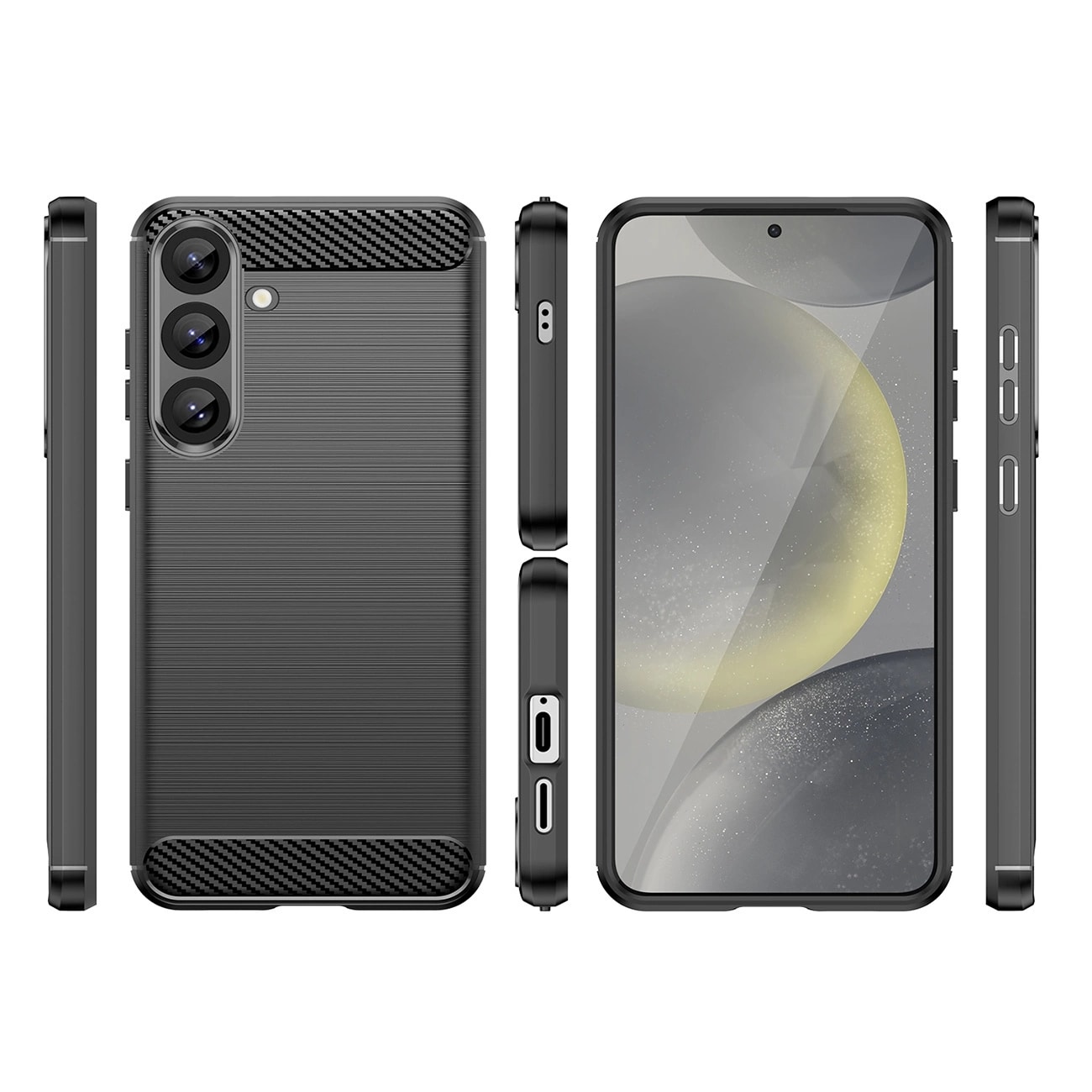 Carbon-etui til Samsung Galaxy S26 Ultra - Sort