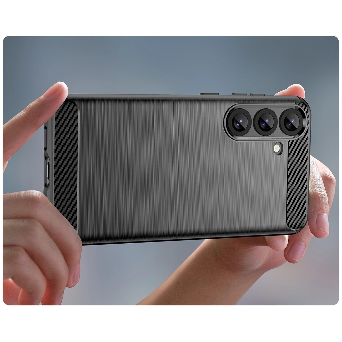 Carbon-etui til Samsung Galaxy S26 Ultra - Sort