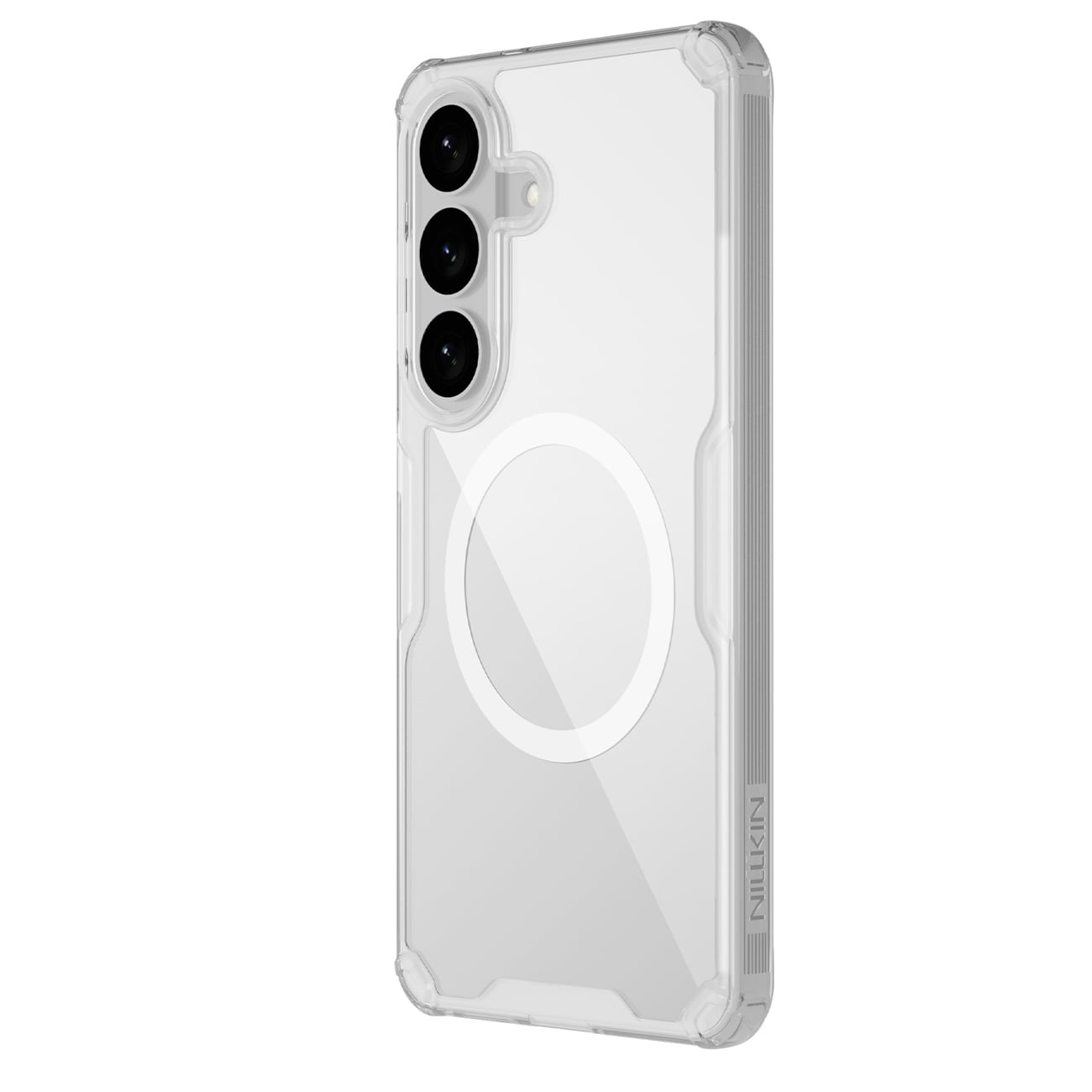 Nillkin Nature TPU Pro-etui kompatibelt med MagSafe til Samsung Galaxy S26+ - Hvid