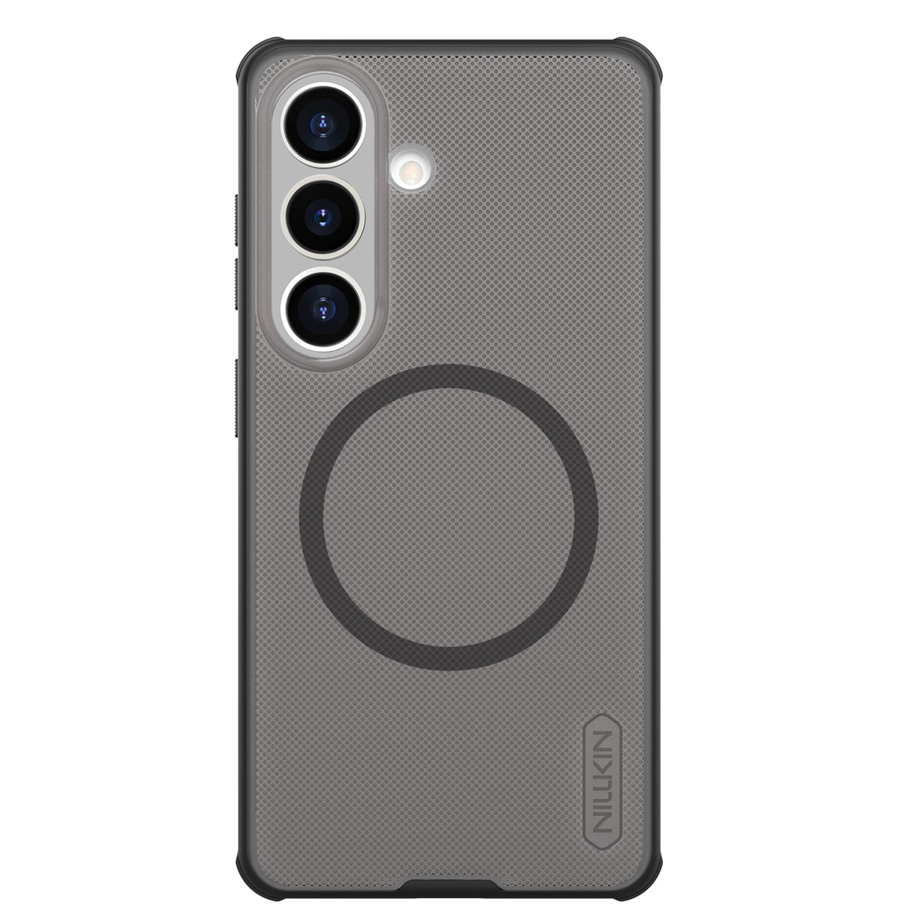 Nillkin Super Frosted Shield Pro Magnetic Case til Samsung Galaxy S26 - Gennemsigtig sort, MagSafe