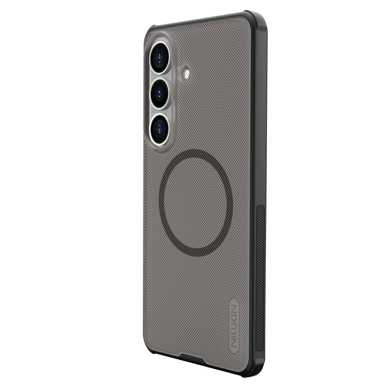 Nillkin Super Frosted Shield Pro Magnetic Case til Samsung Galaxy S26 - Gennemsigtig sort, MagSafe